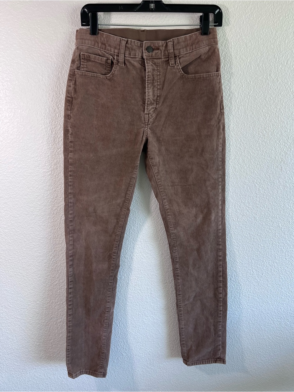 Uniqlo Women's Ezy Corduroy Low Rise Skinny Tapered Pants